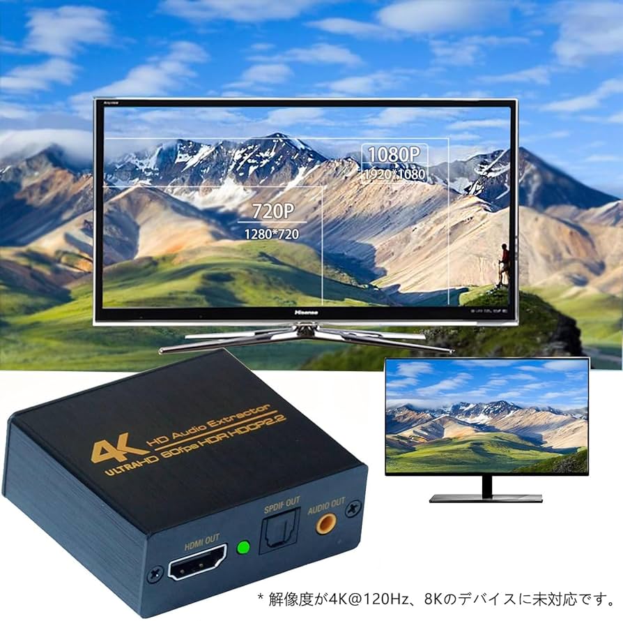 4K 60Hz対応 HDMI音声分離器 HD806 Amazon.co.jp: 【Amazon.co.jp 限定】HDMI 音声分離器 4K HD806